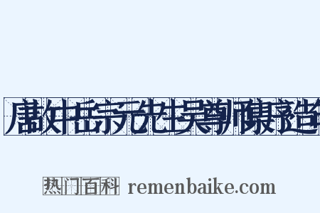 唐故中岳宗元先生吴尊师集序造句是什么意思的图片